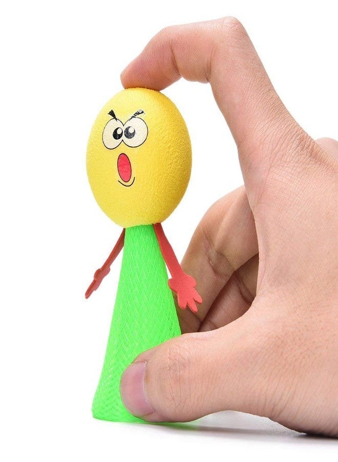 oramsa Assorted Jumping Jack Toy - Bounce The Fun with Cute, Funny Expressions - Return Gifts for Kids Toys (Pack of 3 - Multiclour) - Image 4